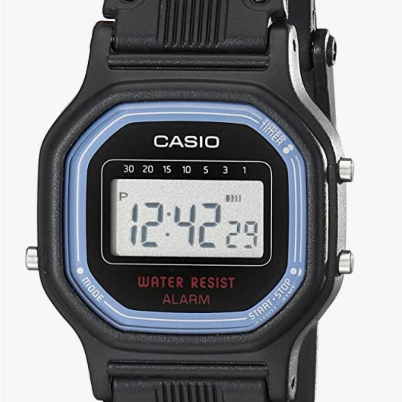 Casio Women's Vintage La11wb-1 Sport Black Resin Band Watch